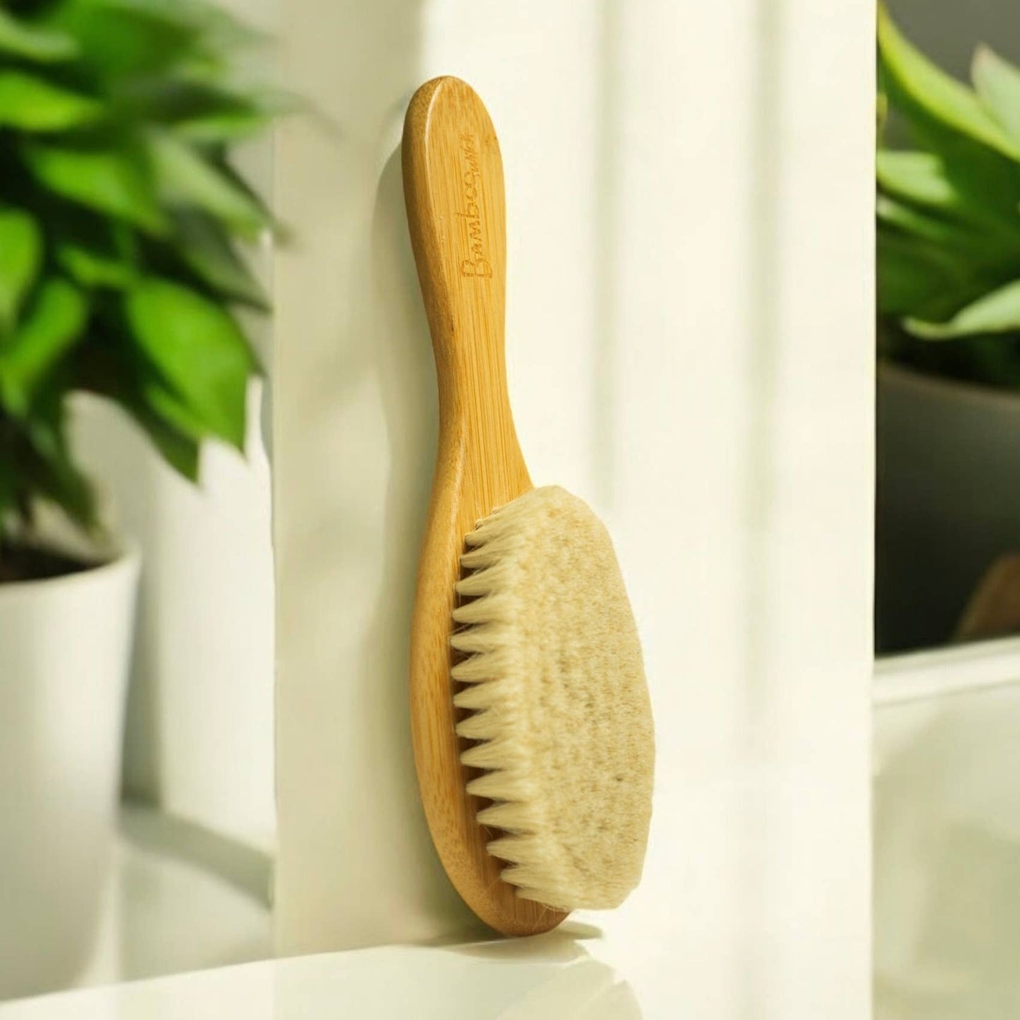 Bamboo Baby Hairbrush | Faire Market Bestseller