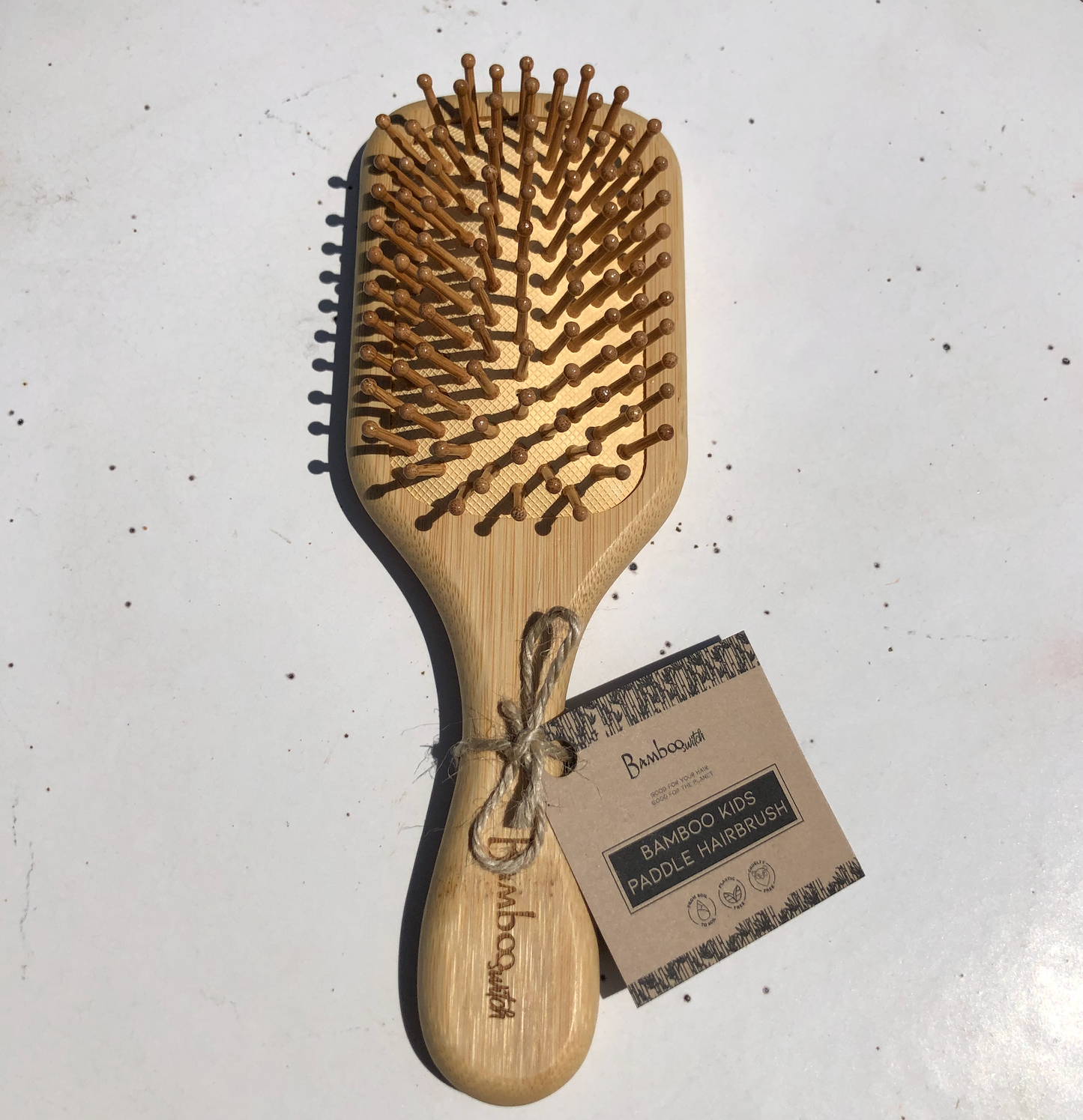 Bamboo Hairbrush | Small Paddle | Bestseller