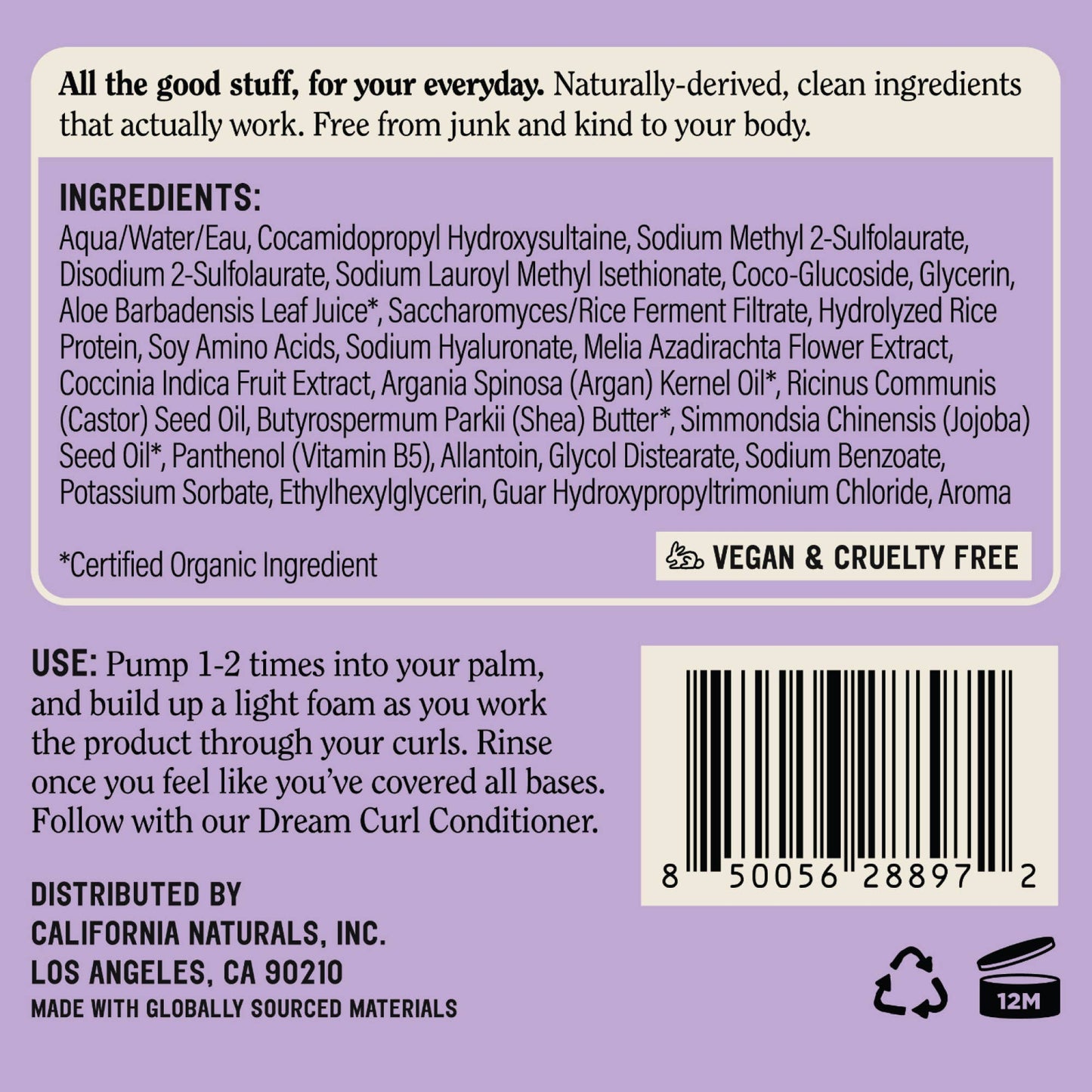 Curl Shampoo 16.5oz
