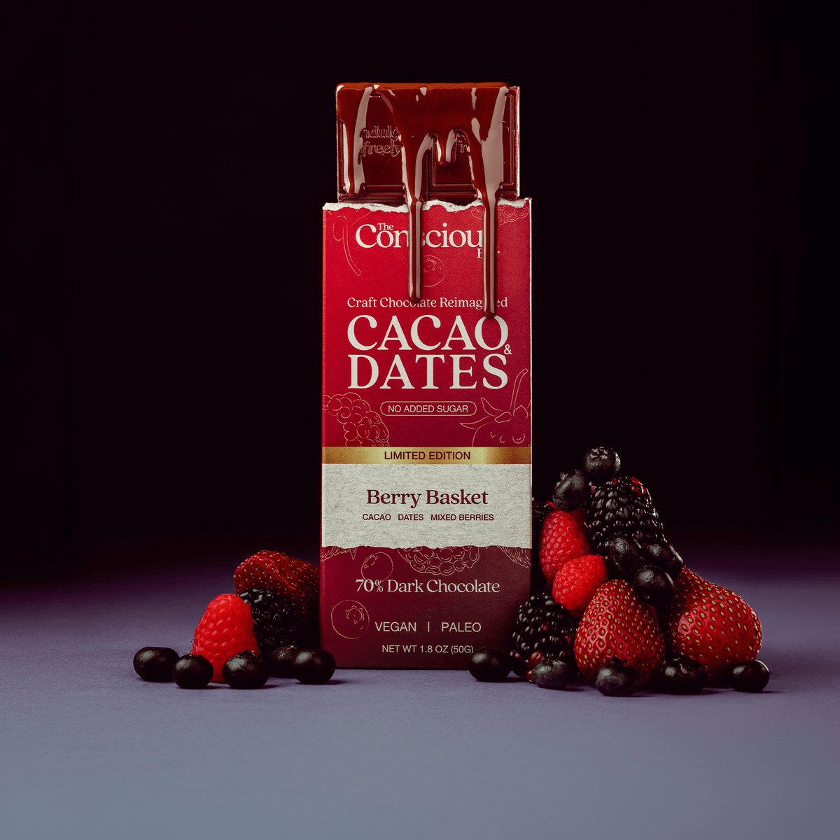 The Conscious Bar Berry Basket Limited Edition