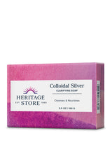 Heritage Store — Colloidal Silver Clarifying Soap Bar (3.5 oz)