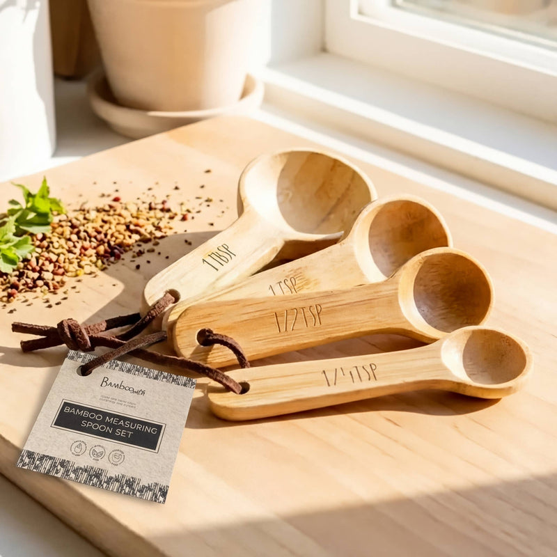 Bamboo Switch — Bamboo Teaspoon Measuring Set