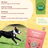 A Better Treat — Organic Freeze Dried Chicken Breast Dog and Cat Treats