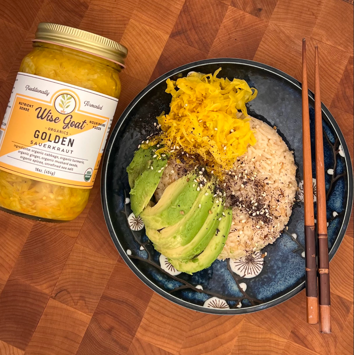 Wise Goat Organics — Golden Kraut - Raw & Organic