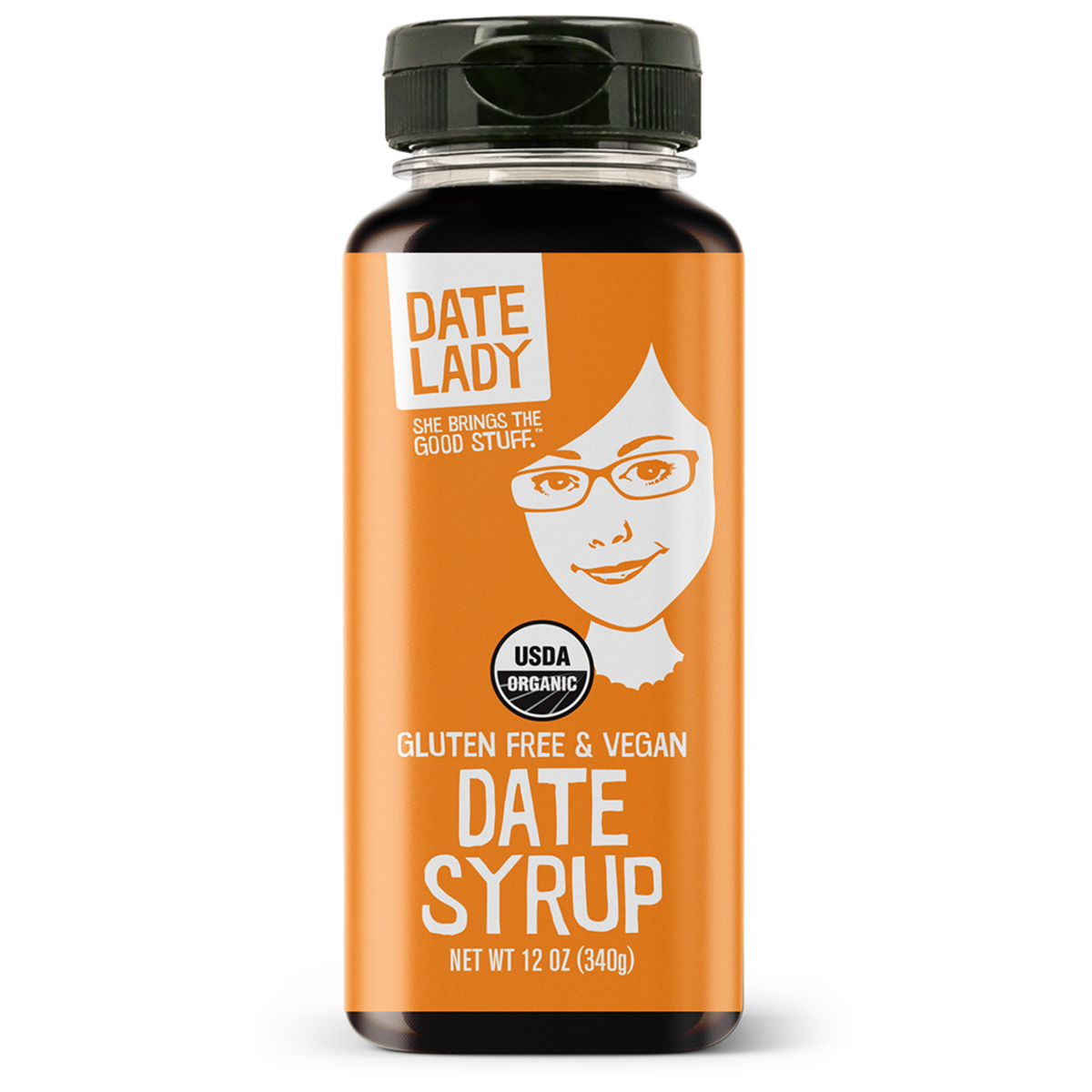 Date Lady Date Syrup 12 oz squeeze