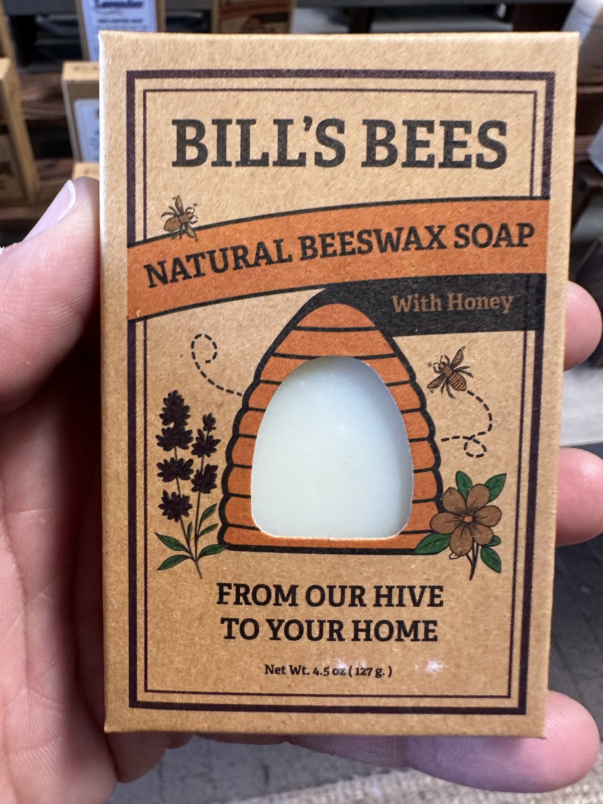 Bill's Bees — Honey Beeswax Soap Bar
