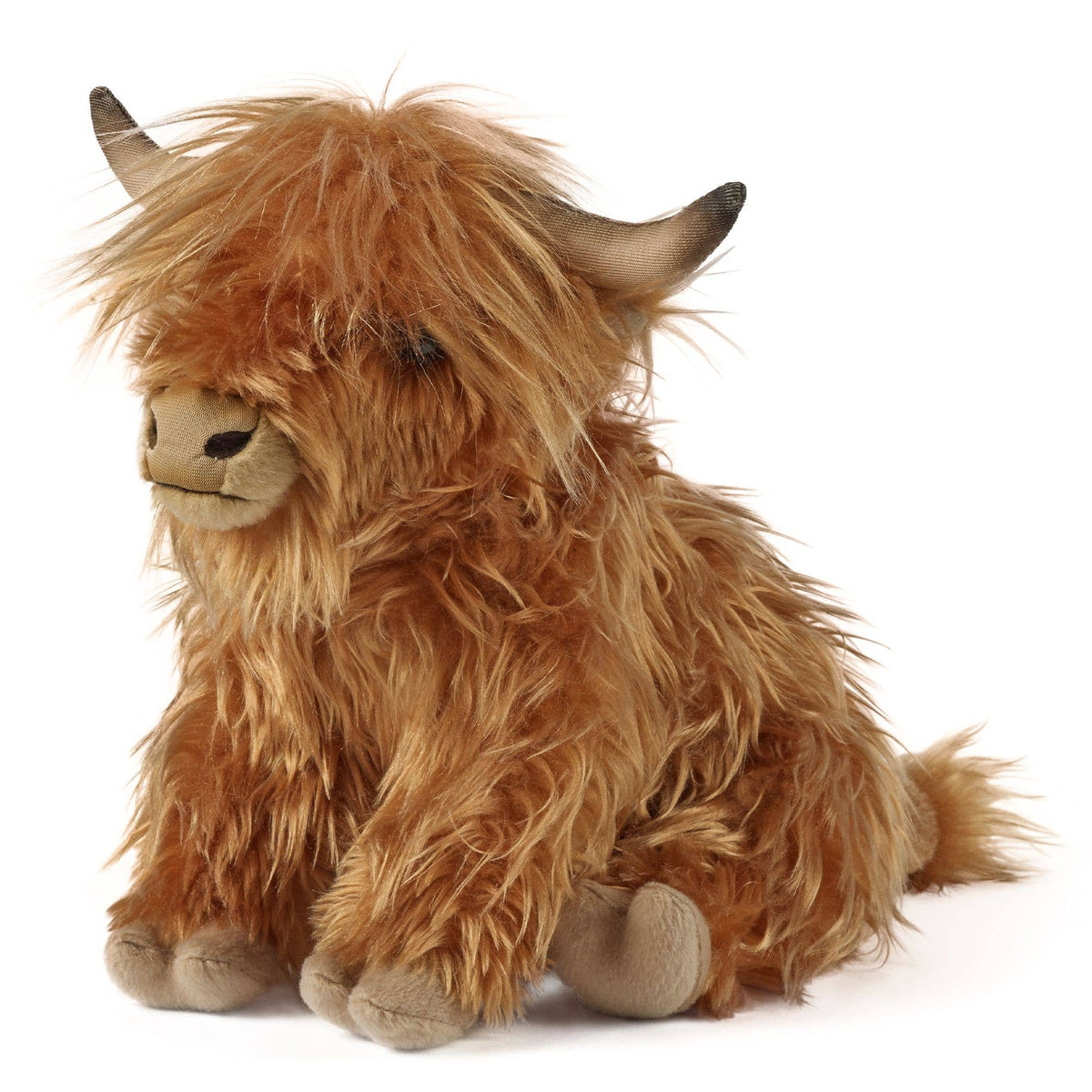 Keycraft — Living Nature Highland Cow Large Plush Stuffed Animal Toy