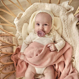 Bleu La La — Heritage Knit 100% Organic Cotton Swaddle Baby Blanket