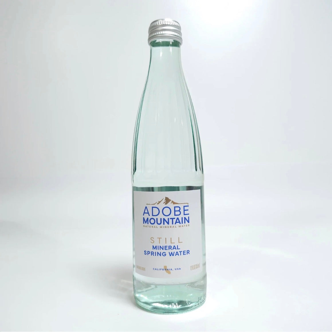 Adobe Mountain Natural Mineral Water, Still, 355 ml glass bottle with aluminium cap