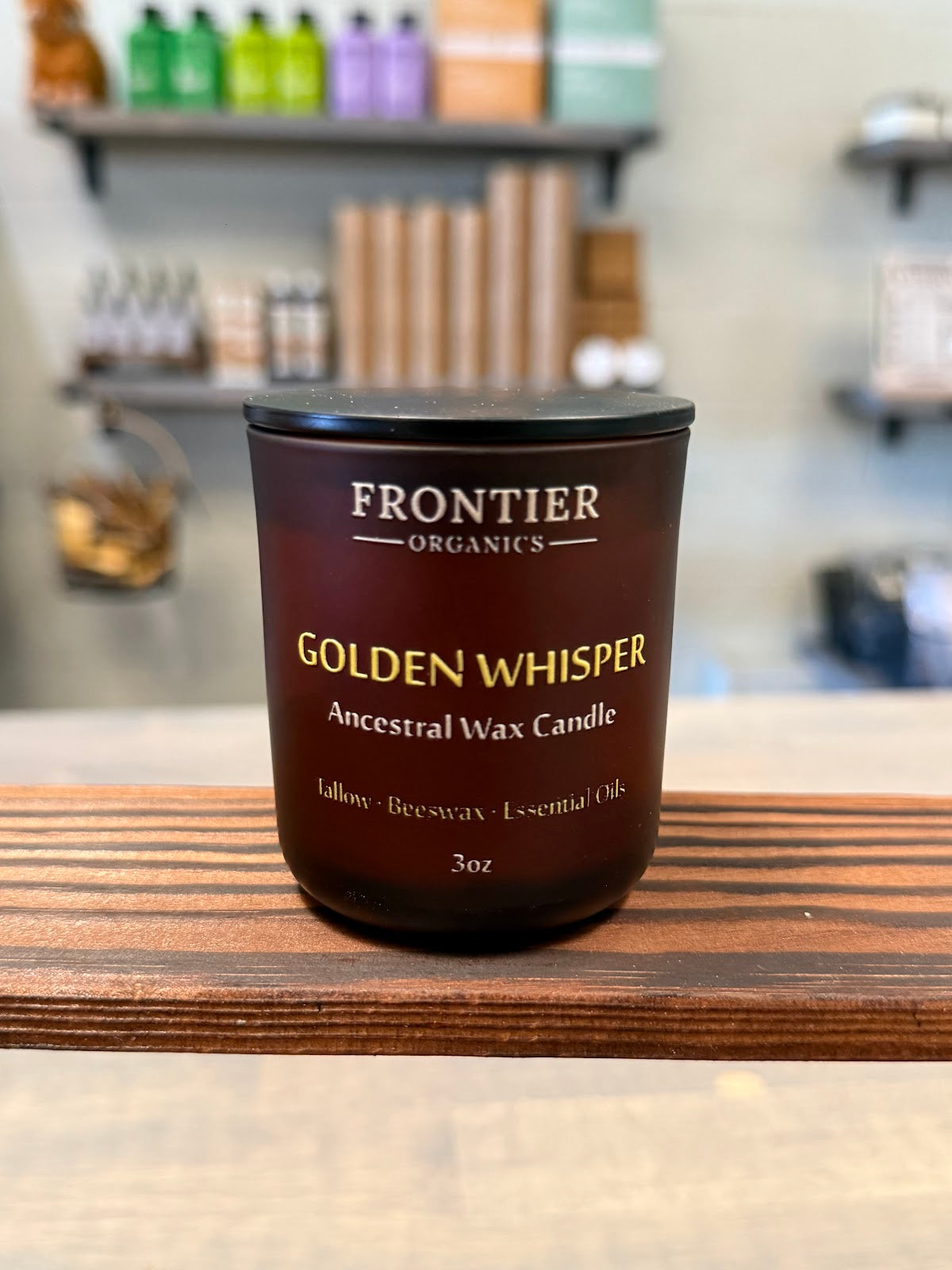 Ancestral Wax Candle, Golden Whisper, 3 oz