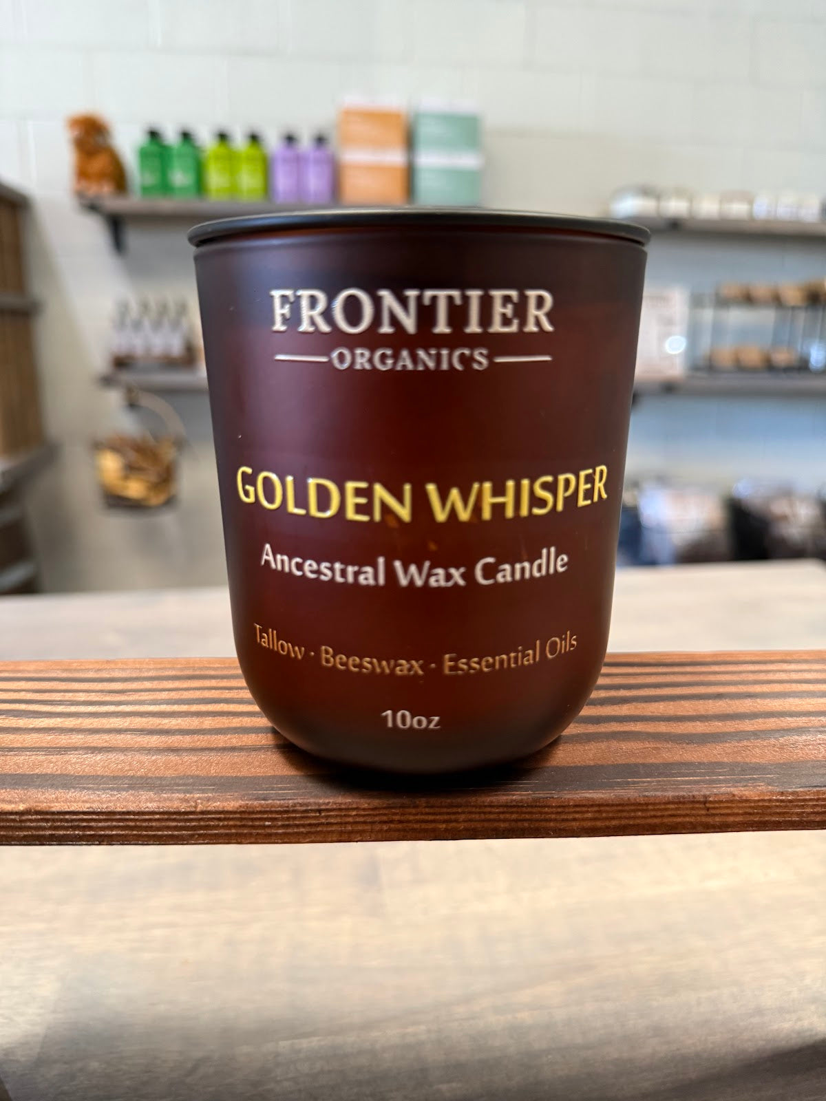 Ancestral Wax Candle, Golden Whisper, 10 oz
