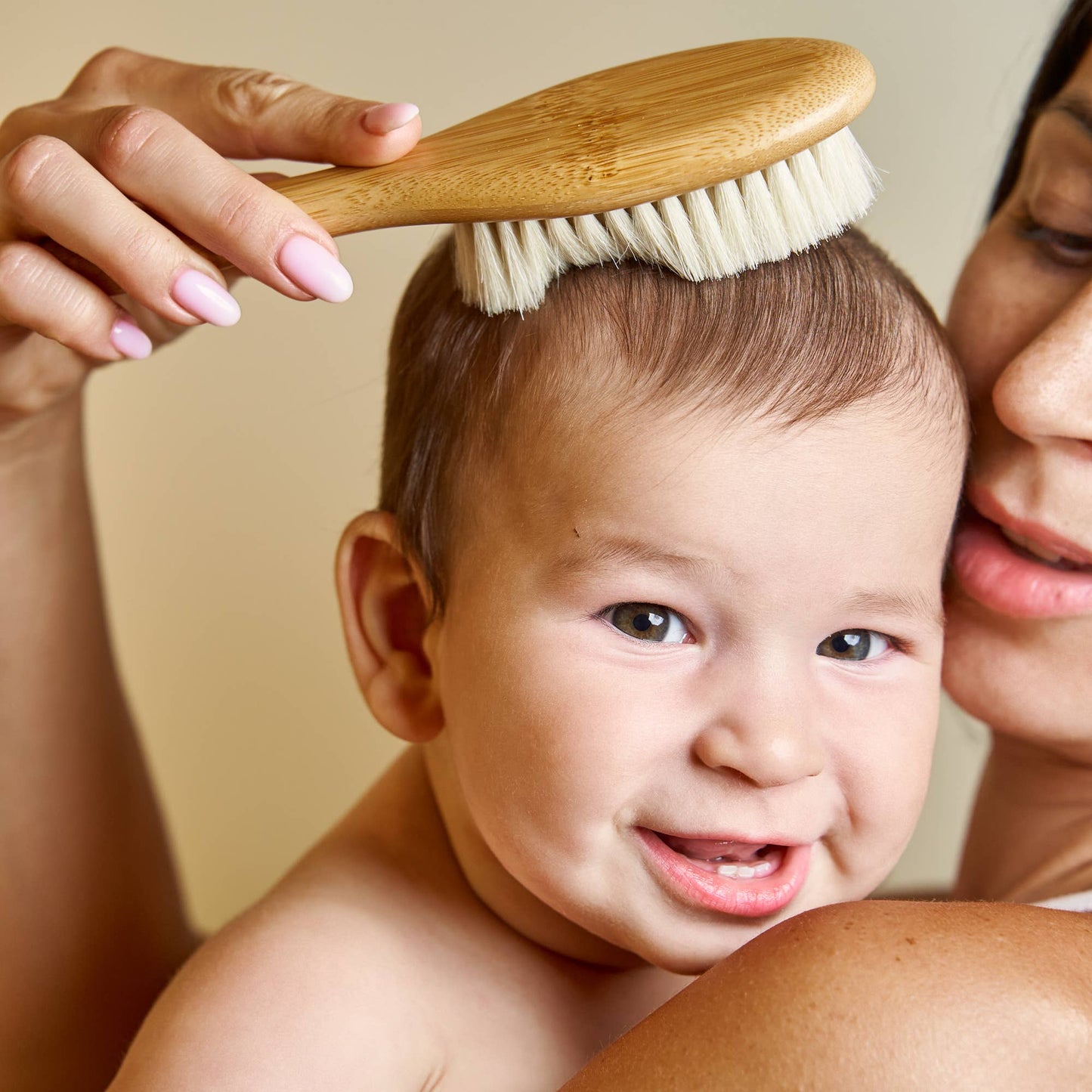 Bamboo Baby Hairbrush | Faire Market Bestseller