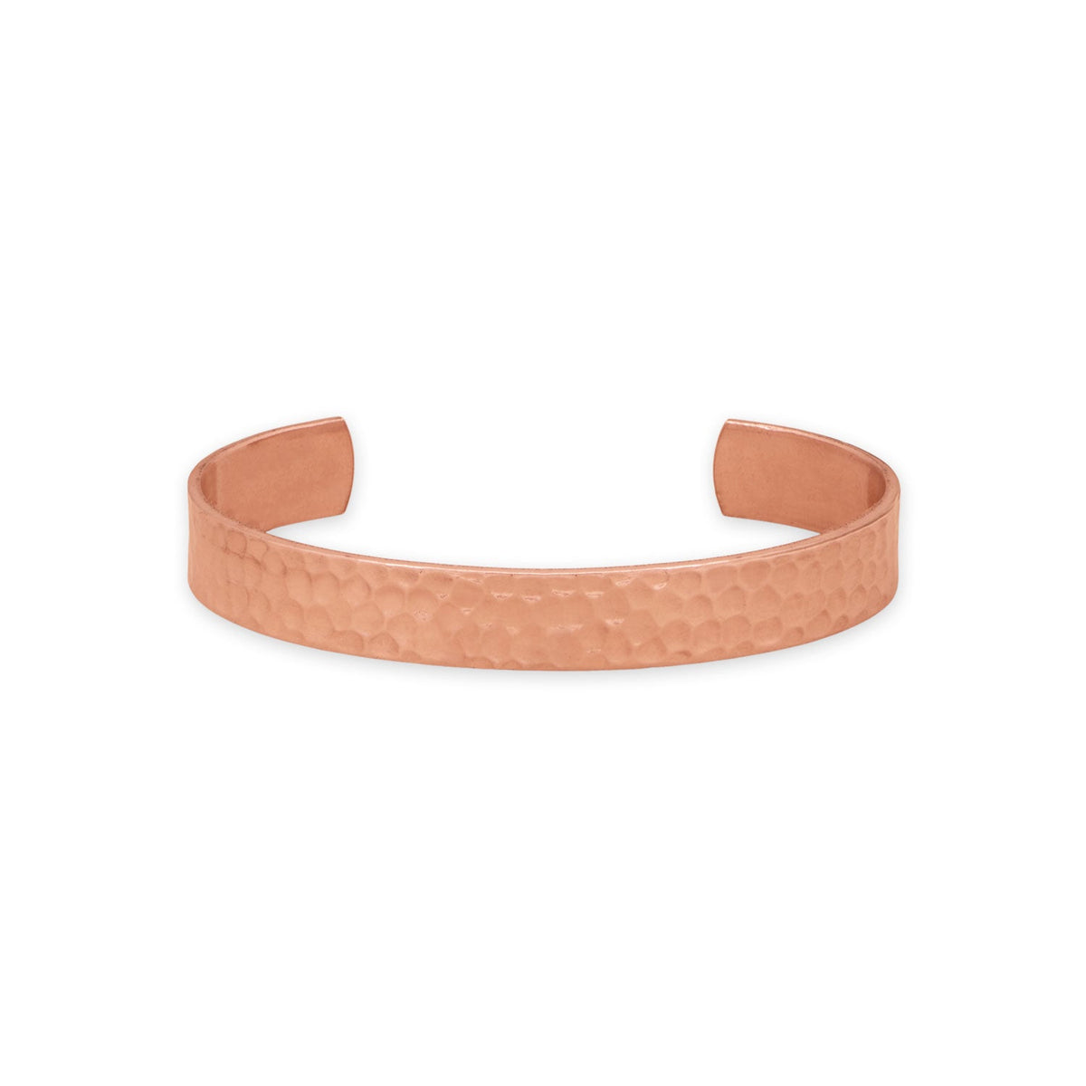 Silver Stars Collection — Hammered Solid Copper Cuff Bracelet