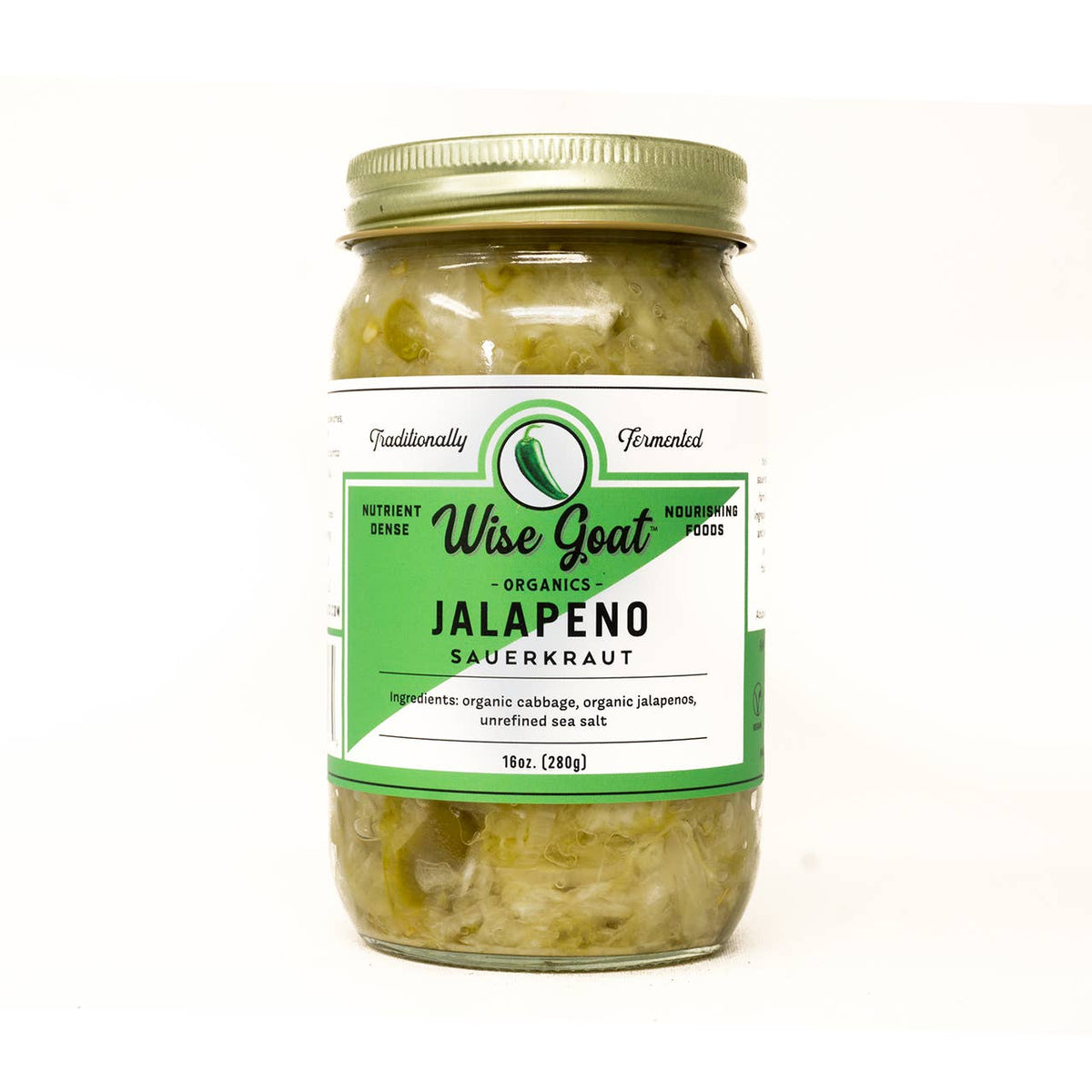 Wise Goat Organics — Jalapeno Kraut - Raw & Organic