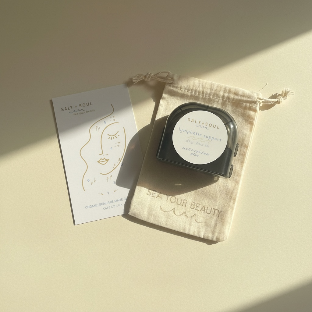 Salt + Soul Skincare — Lymphatic Support Facial Dry Brush | Face Sculpting