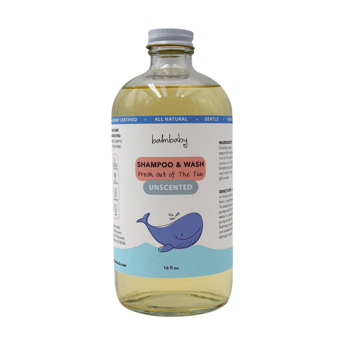 Taylor's Naturals — Natural Baby Wash/Shampoo - BULK / REFILL Closed Loop