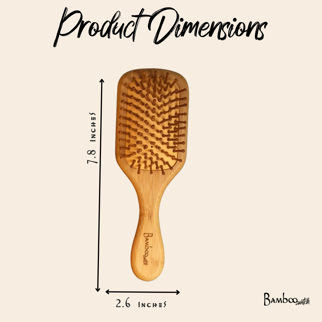 Bamboo Switch — Bamboo Hairbrush | Small Paddle