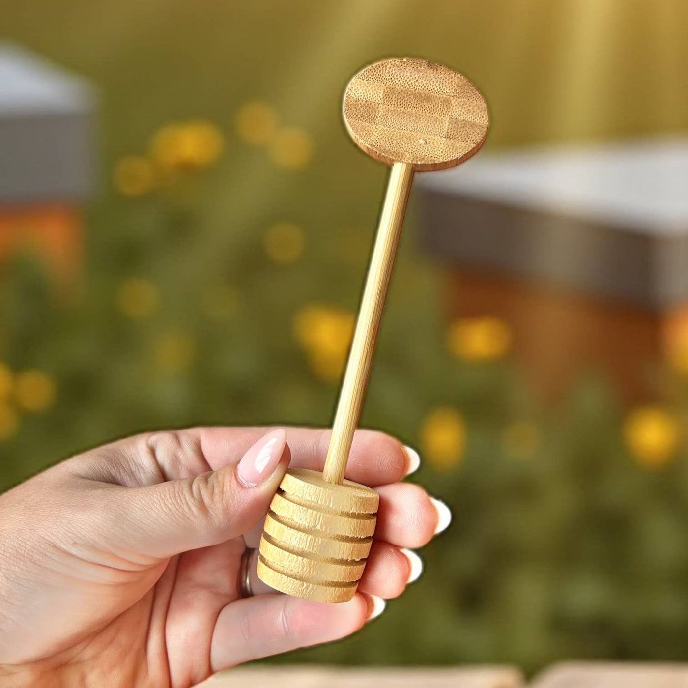 Bamboo Honey Dipper | NEW Design