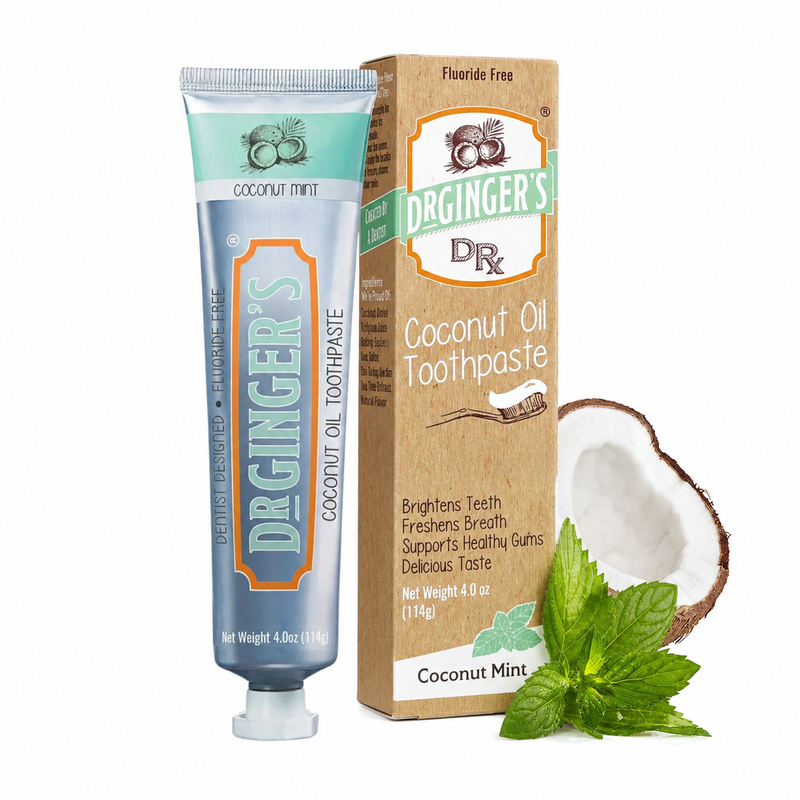 Dr. Ginger's — Coconut Powered Toothpaste | Fluoride-Free | Sensitive Teeth