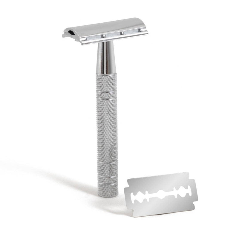 Desesh — Metal Safety Razor, Unisex (With 5 Platinum Coated Blades)