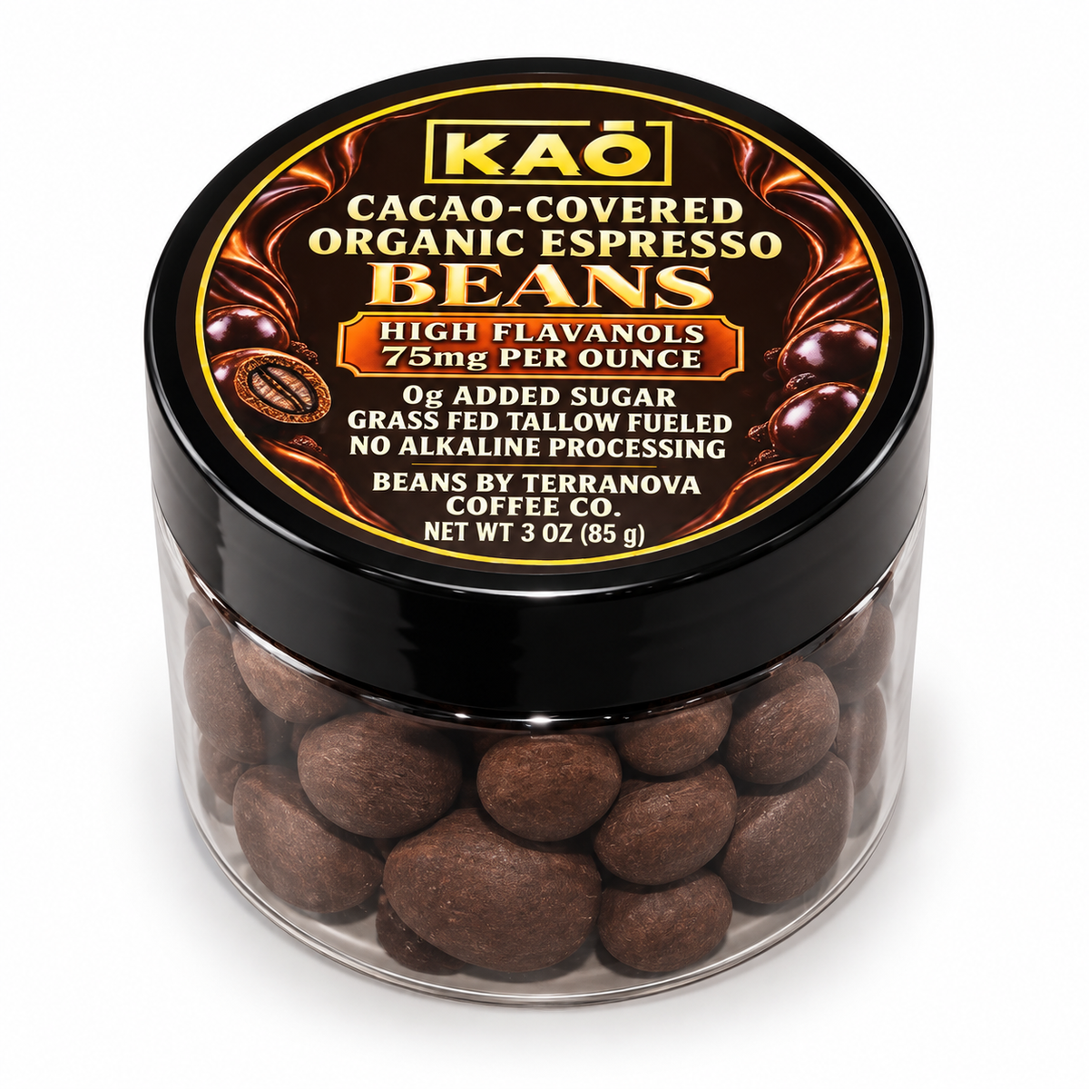KAO Beans — Chocolate-Covered Espresso Beans