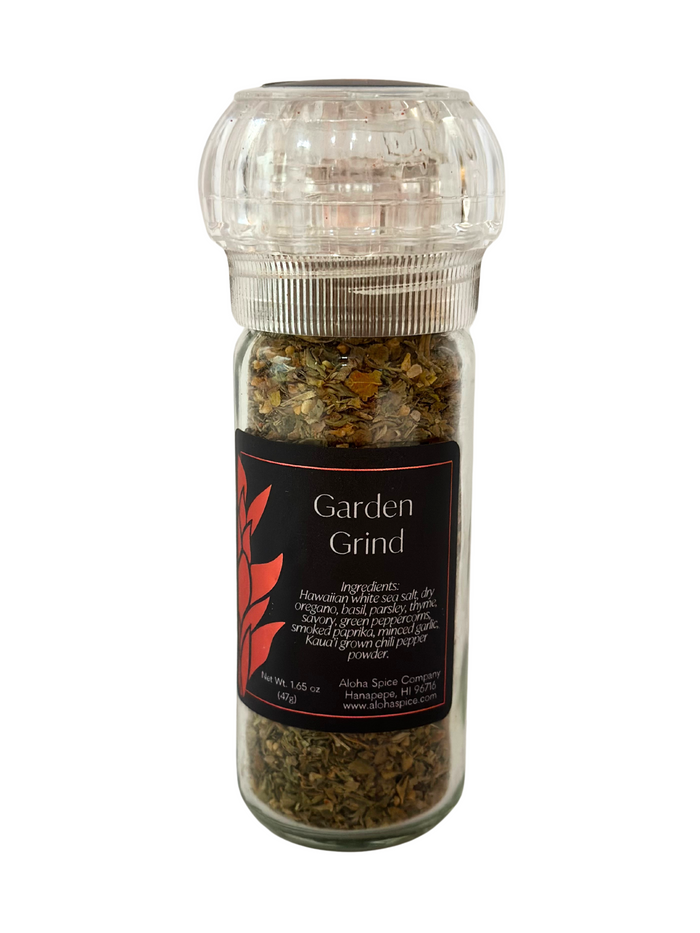 Aloha Spice Company — Garden Island Grind Seasoning Refillable Grinder (1.05 oz)