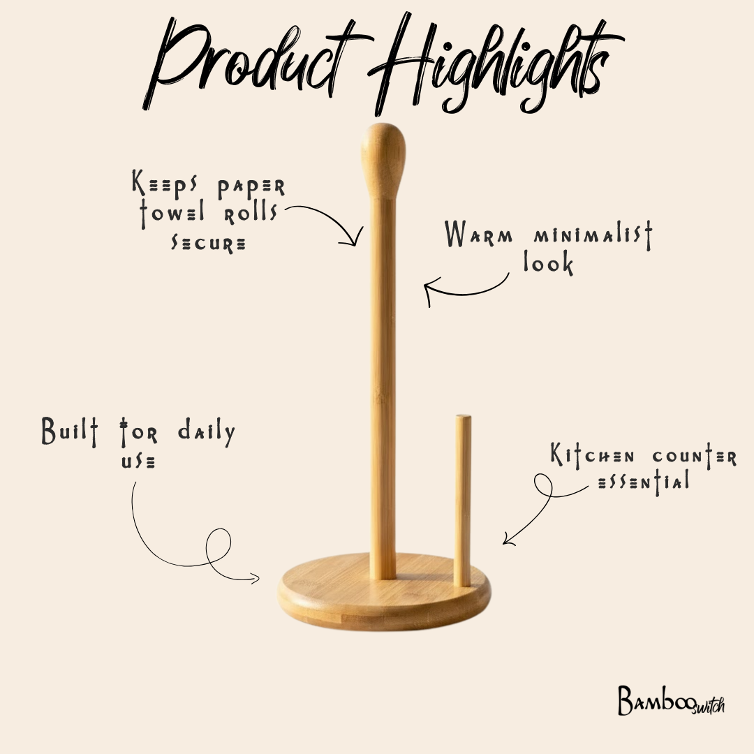 Bamboo Switch — Bamboo Paper Towel Holder