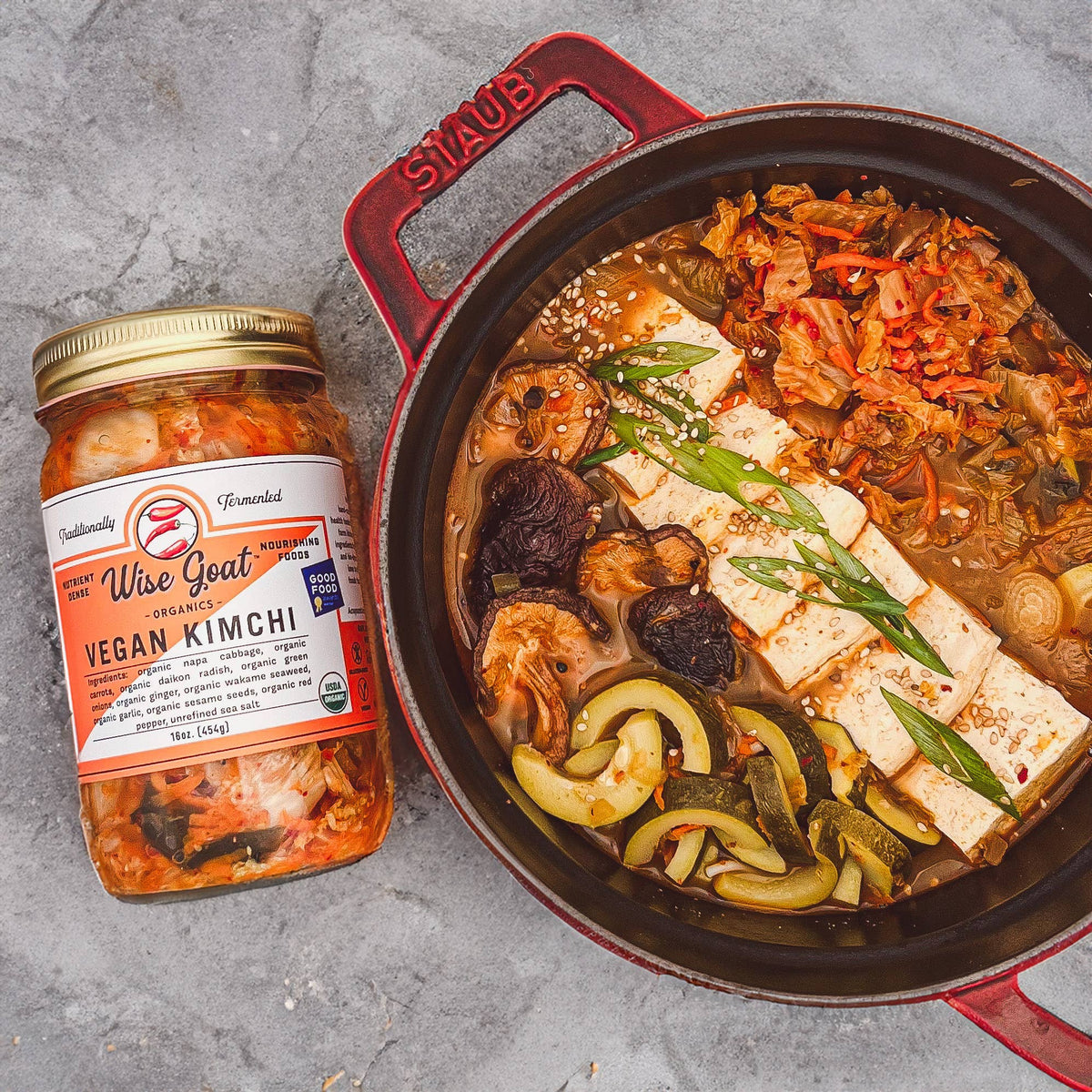 Wise Goat Organics — Vegan Kimchi - Raw & Organic