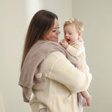 Bleu La La — Heritage Knit 100% Organic Cotton Swaddle Baby Blanket