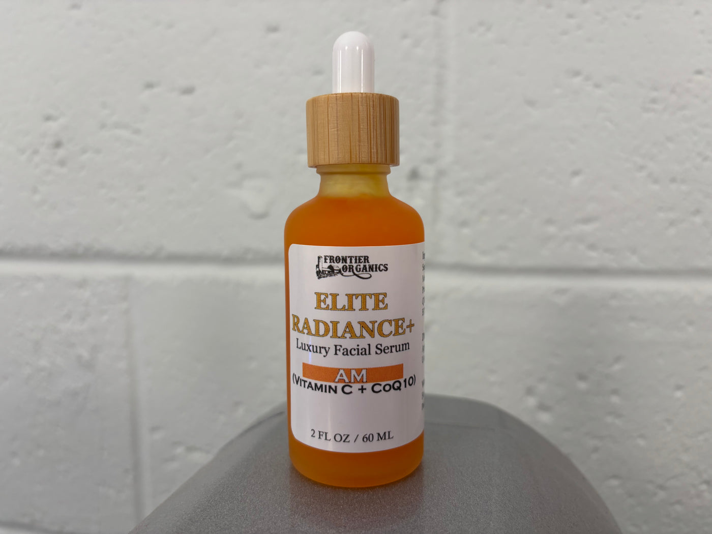 Frontier Organics — Elite Radiance+ AM · Daytime Radiance Serum