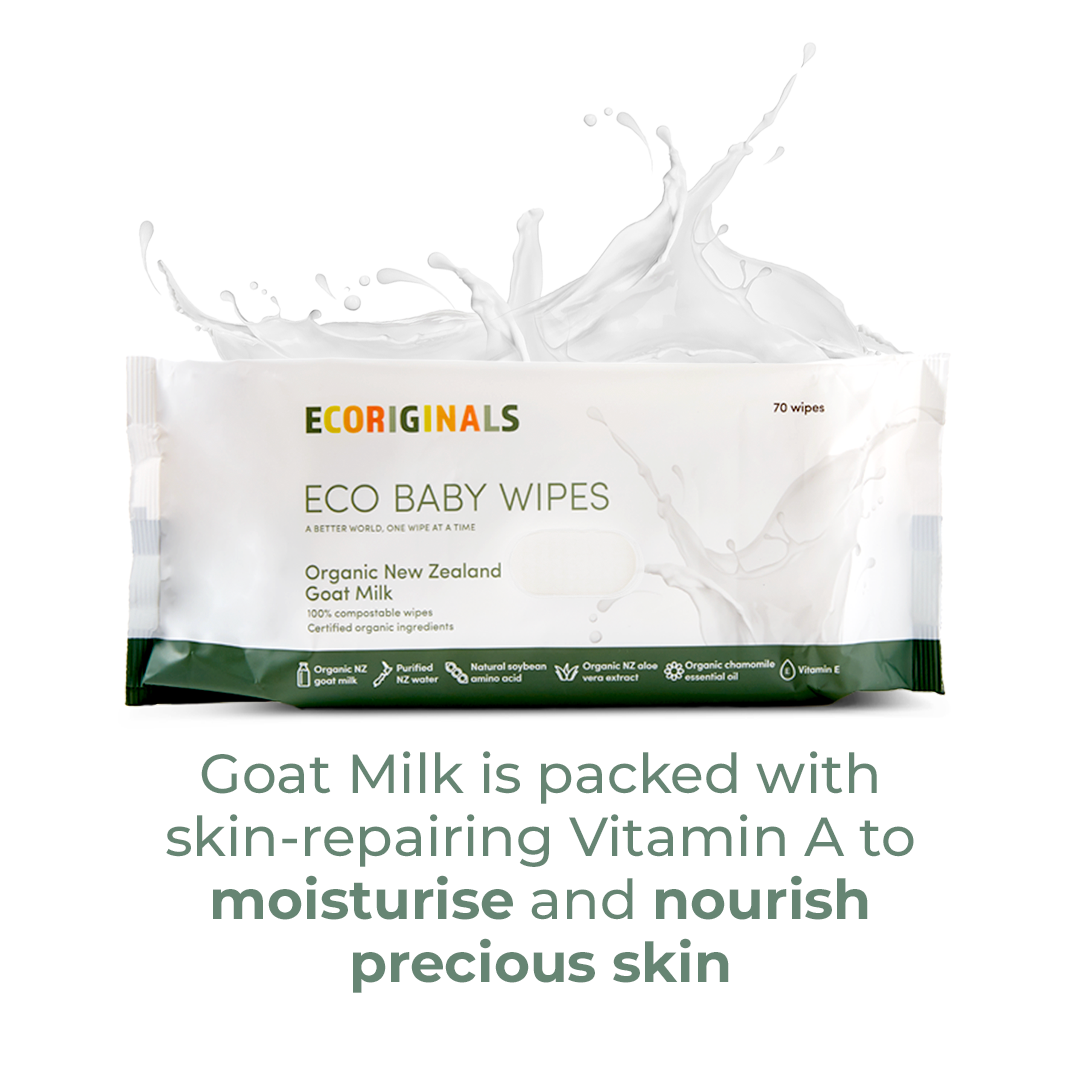 Ecoriginals Plant Based Goat Milk Wipes
