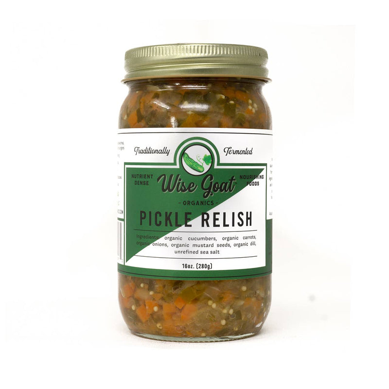 Wise Goat Organics — Pickle Relish - Raw, Organic, & Sugar-Free