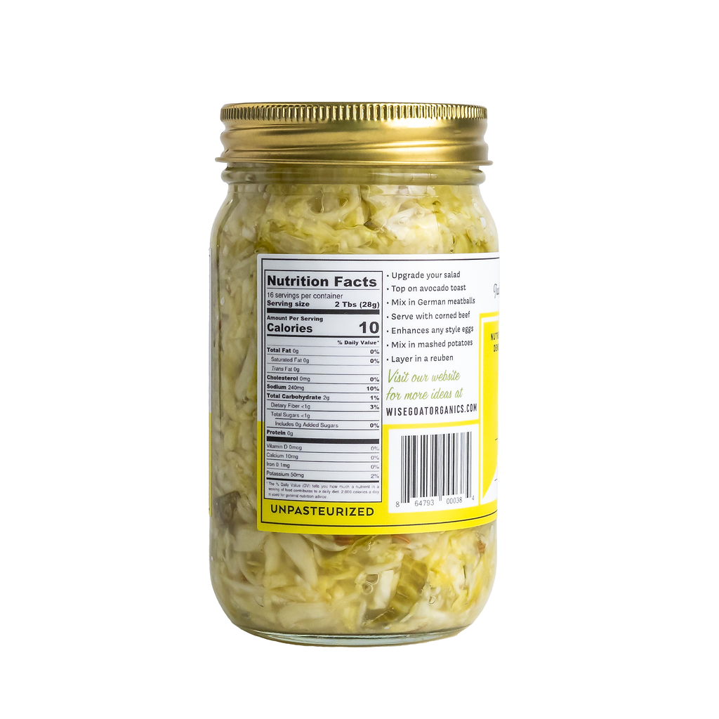 Wise Goat Organics — Classic Kraut - Raw & Organic