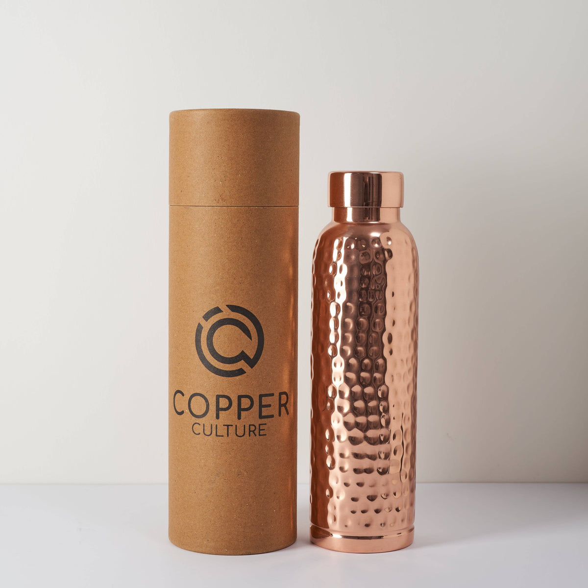 CopperCulture — Hammered Pure Copper Water Bottle 950ml