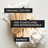 UpCircle USA — 200 Bamboo + Organic Cotton Buds - Plastic Free Bathroom