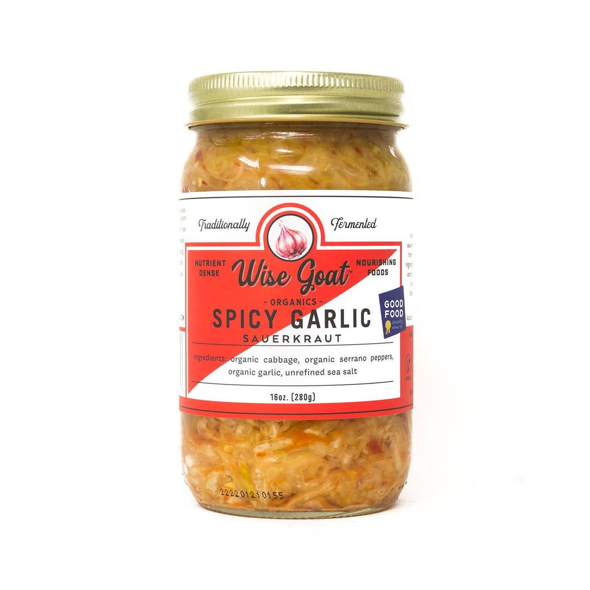 Wise Goat Organics — Spicy Garlic Kraut - Raw & Organic