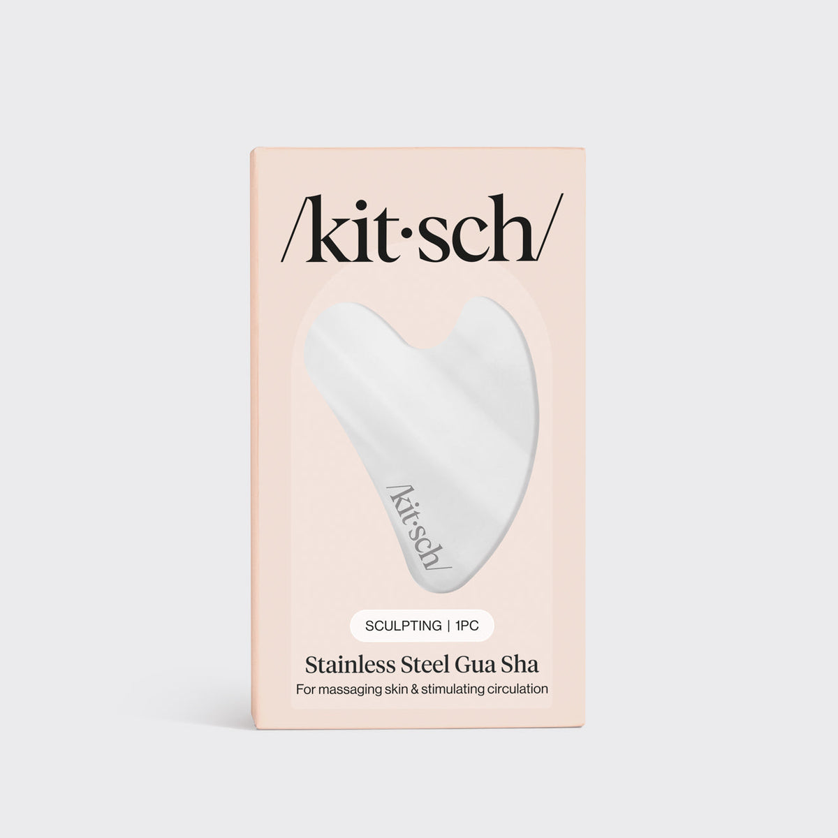 Kitsch Stainless Steel Gua Sha close-up