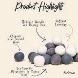 Bamboo Switch — Bulk New Zealand Wool Dryer Balls