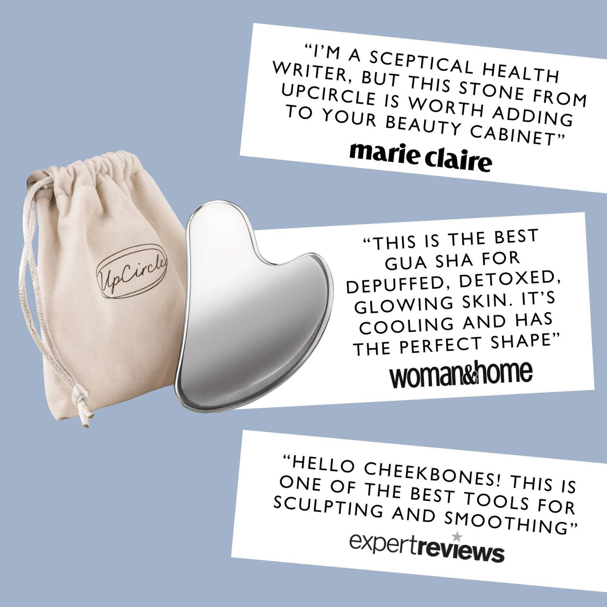 UpCircle USA — Plastic Free Eco-Friendly Gua Sha Facial Massage Tool Gift