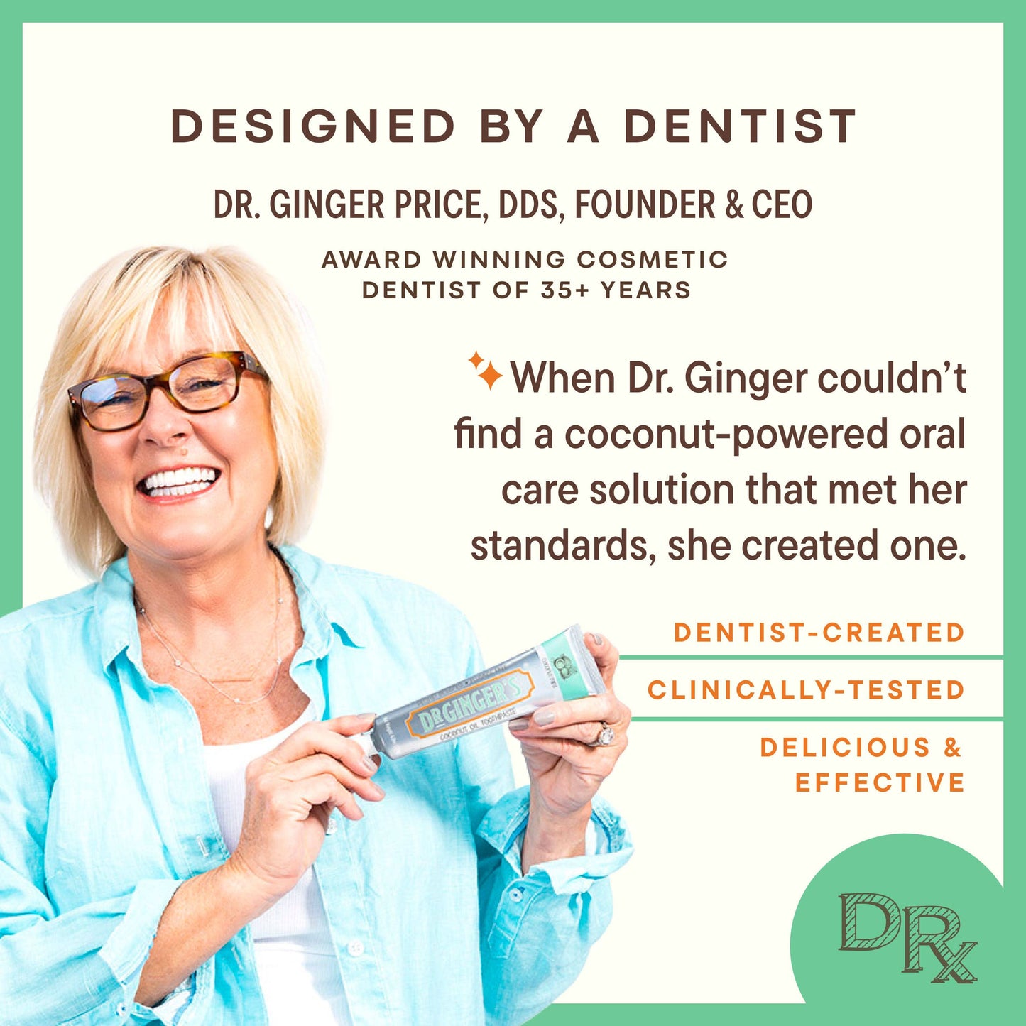Coconut Powered Toothpaste | Fluoride-Free | Sensitive Teeth