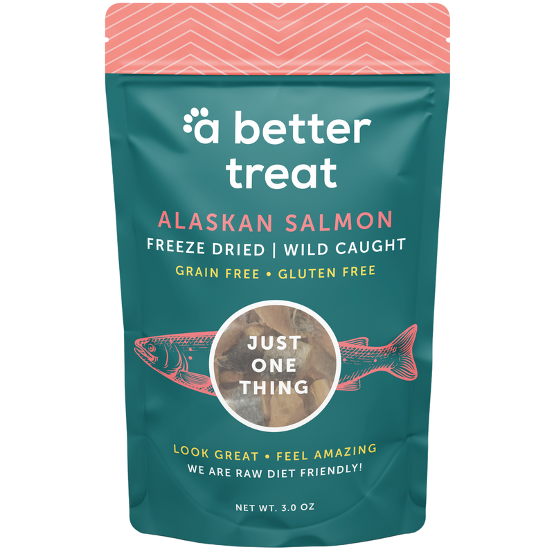 A Better Treat — Freeze Dried Wild Caught Salmon Dog and Cat Treats