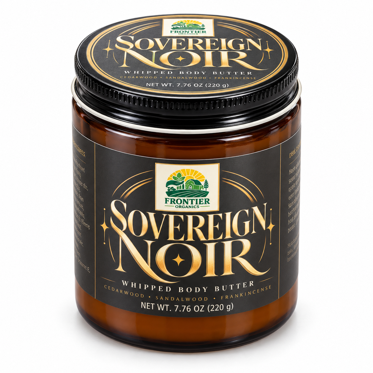 Frontier Organics — Sovereign Noir · Whipped Body Butter