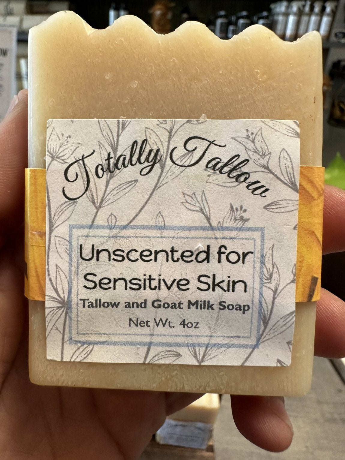 Totally Tallow — Unscented Tallow & Goat Milk Soap