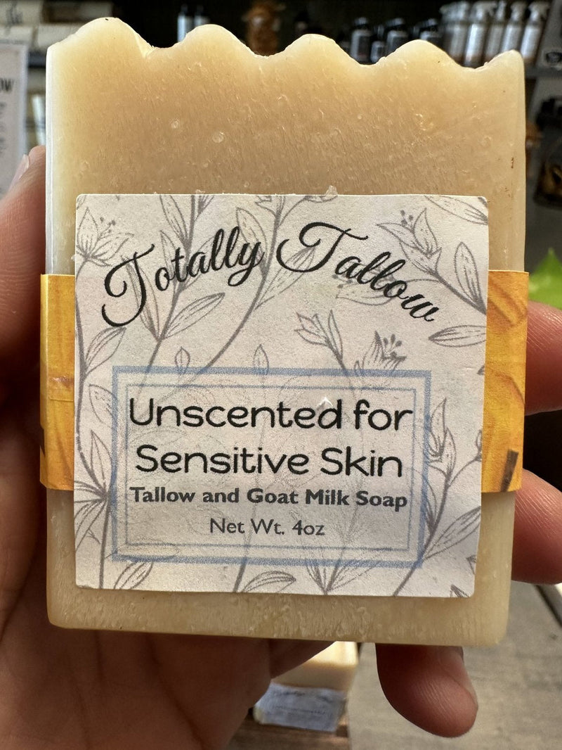 Totally Tallow — Unscented Tallow & Goat Milk Soap