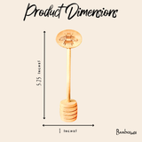 Bamboo Honey Dipper | NEW Design