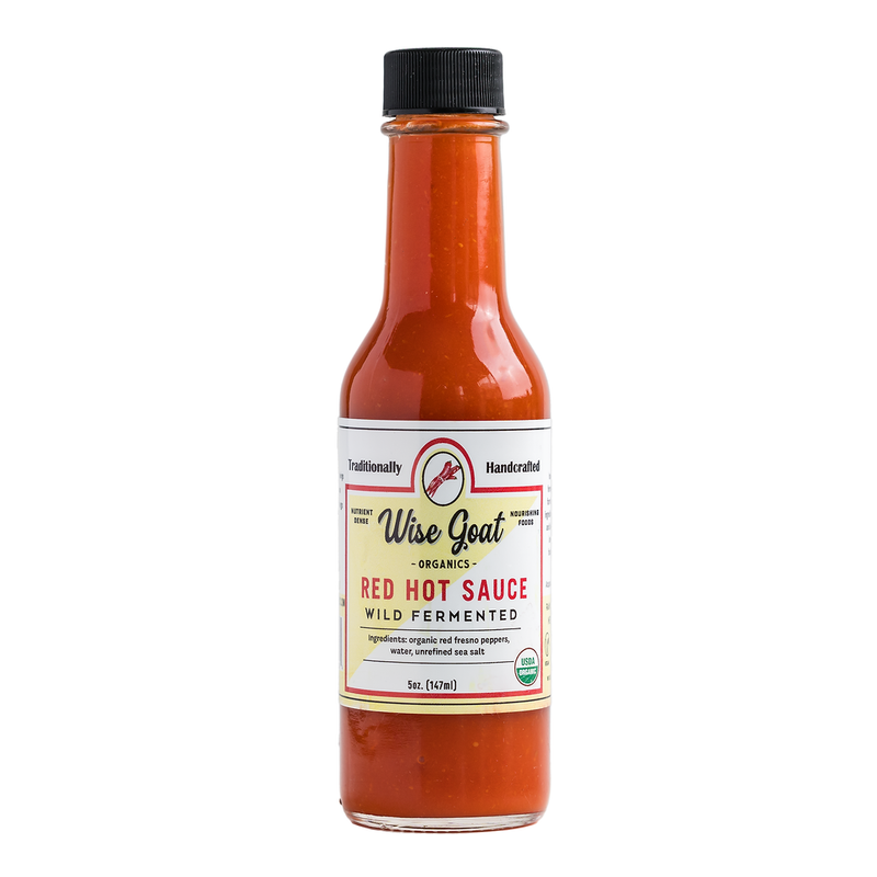 Wise Goat Organics — Red Hot Sauce - Organic & Fermented