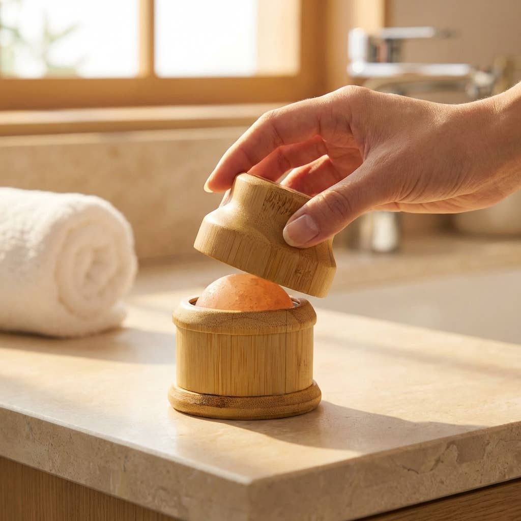 Bamboo Himalayan Salt Massage Ball
