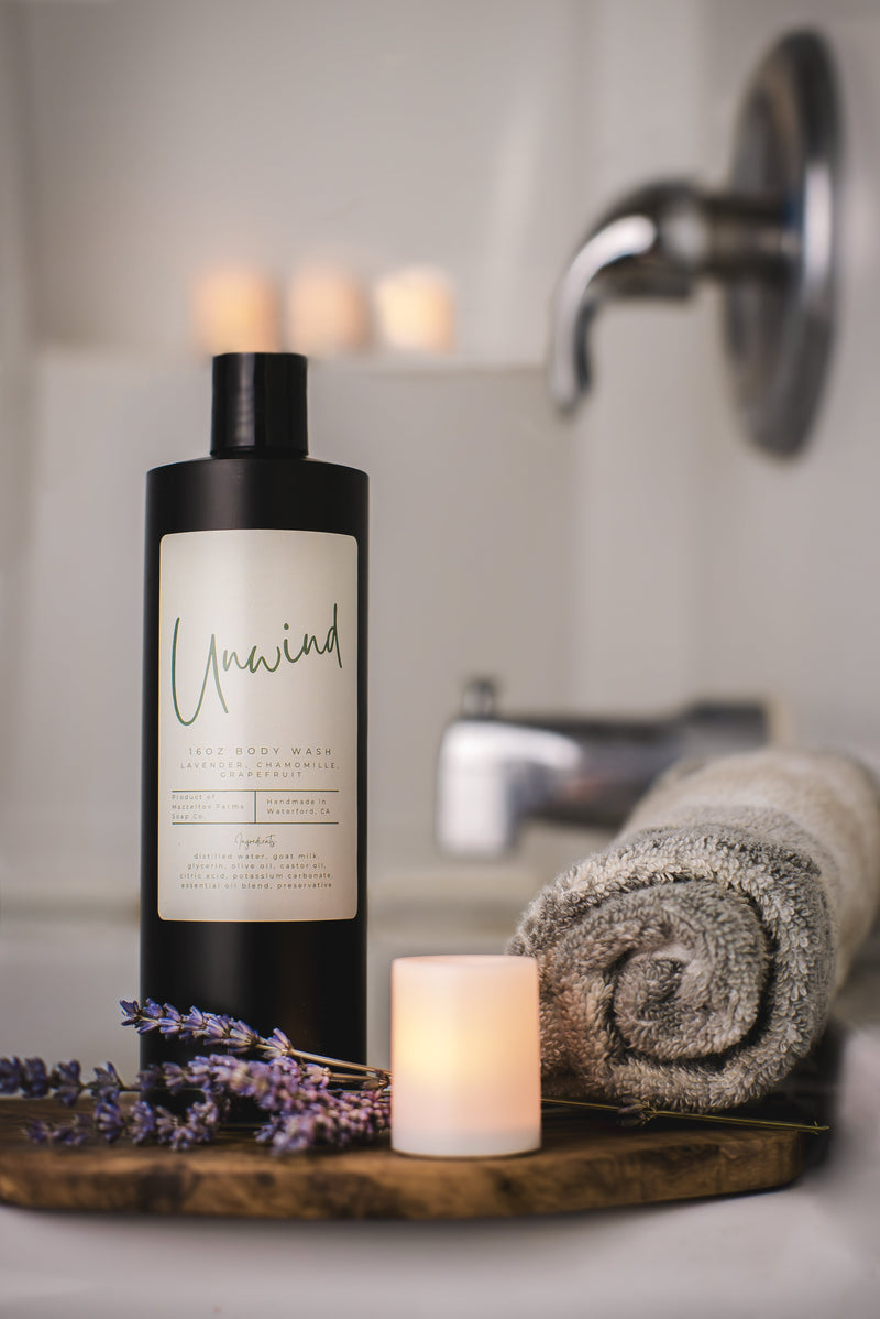 Mazzeltov Farms — Unwind Goat Milk Body Wash