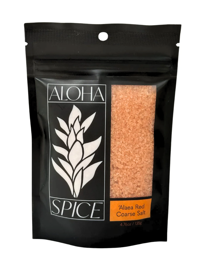 Aloha Spice Company — 'Alaea Red Hawaiian Sea Salt, Coarse (4.76 oz Pouch)