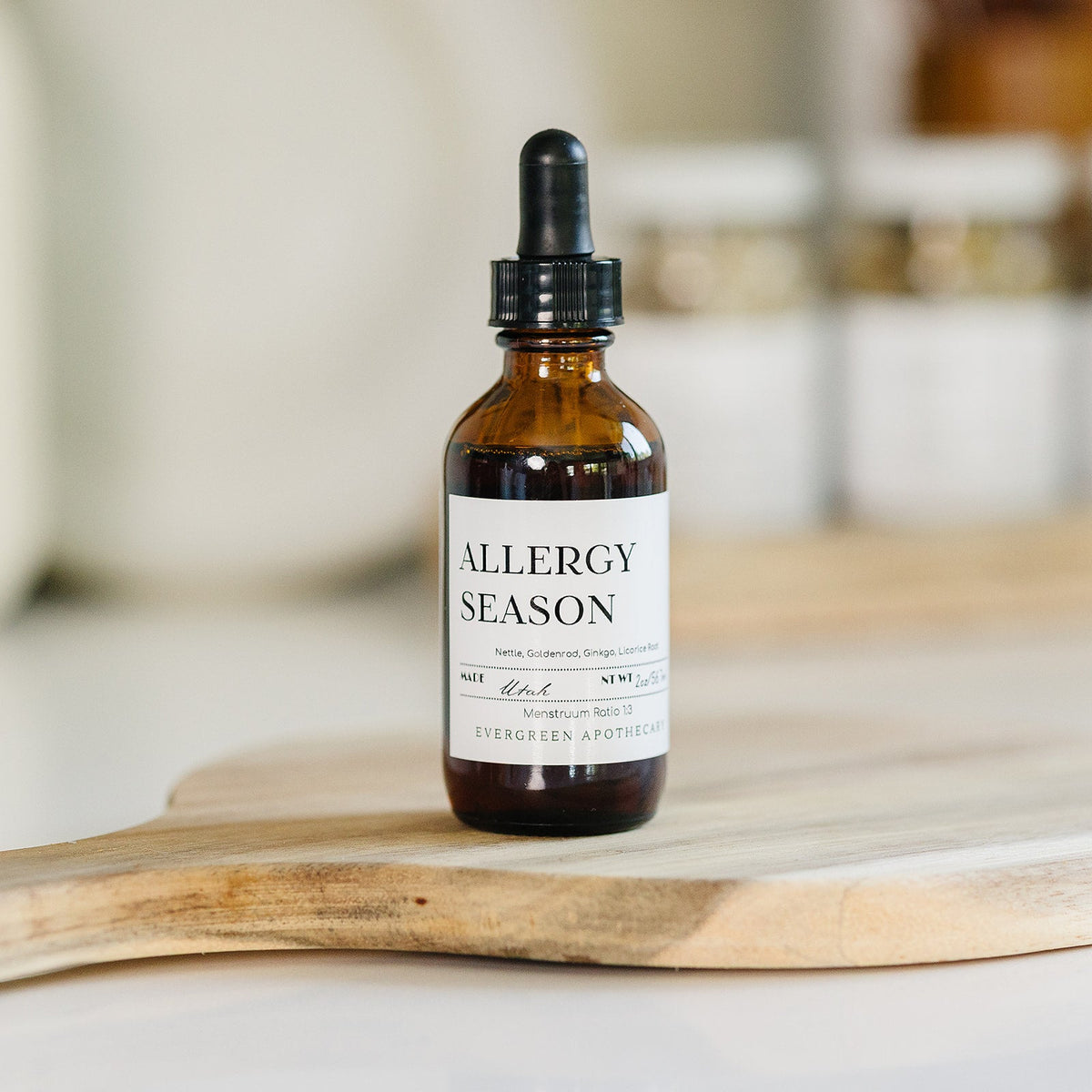 Evergreen Apothecary — Allergy Season, Herbal Tincture · 2oz